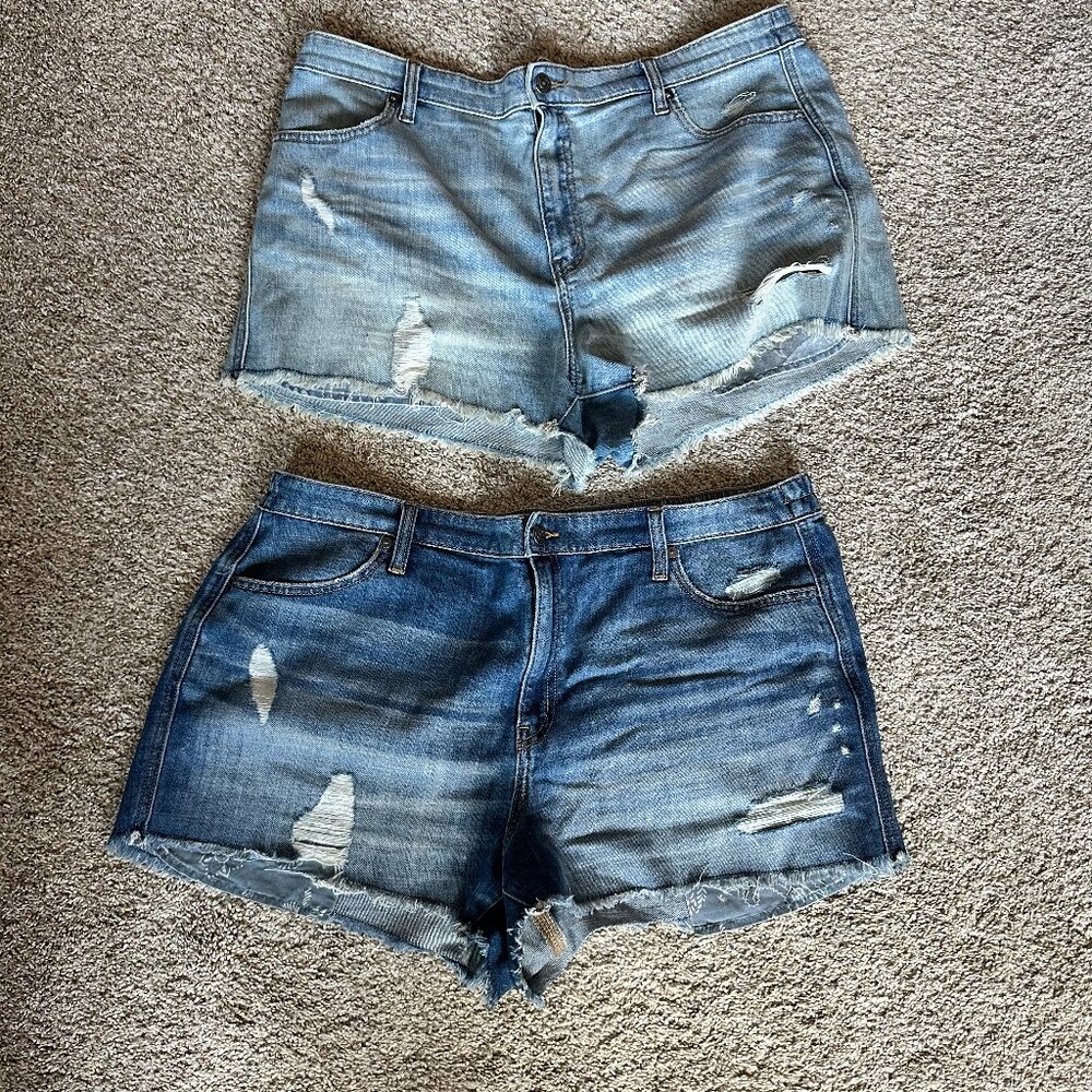 Aerie Dream Denim Shorts (2 Pairs) - Size XL